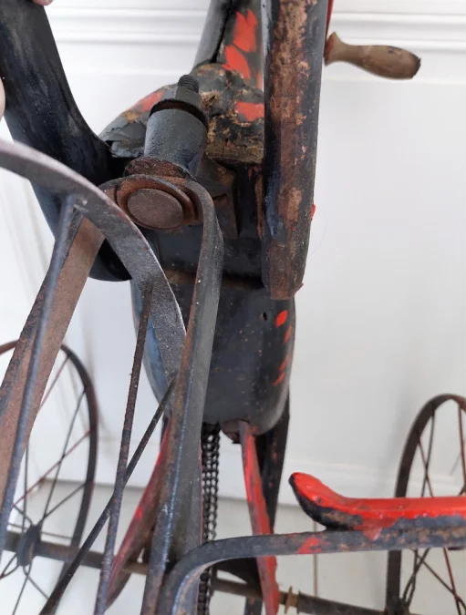 19世紀の馬の三輪車
