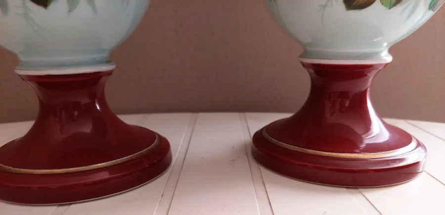 PAIR OF NAPOLEON III PERIOD VASES