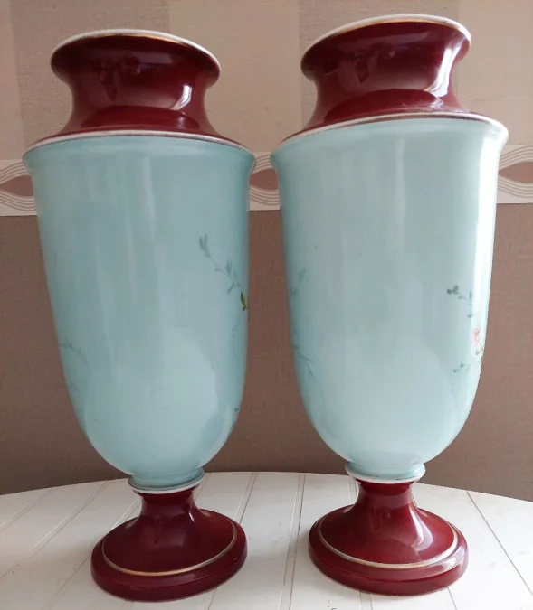 PAIR OF NAPOLEON III PERIOD VASES