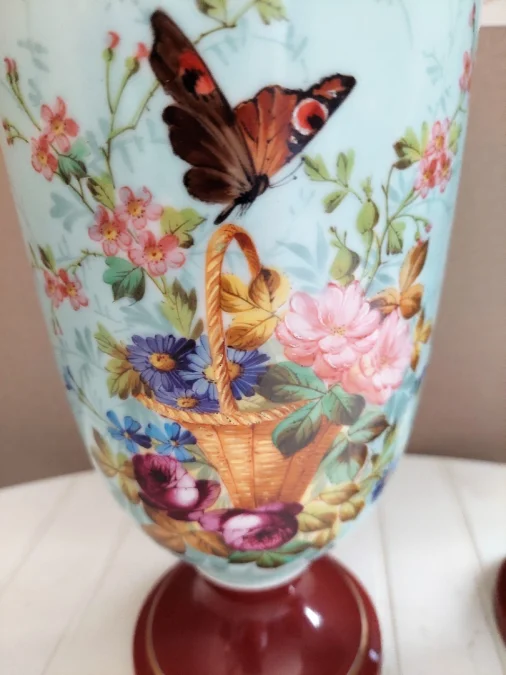 PAIR OF NAPOLEON III PERIOD VASES