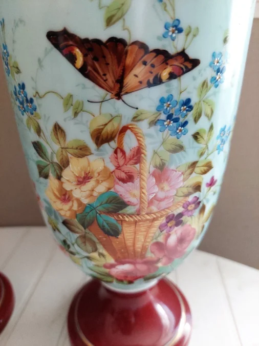 PAIR OF NAPOLEON III PERIOD VASES