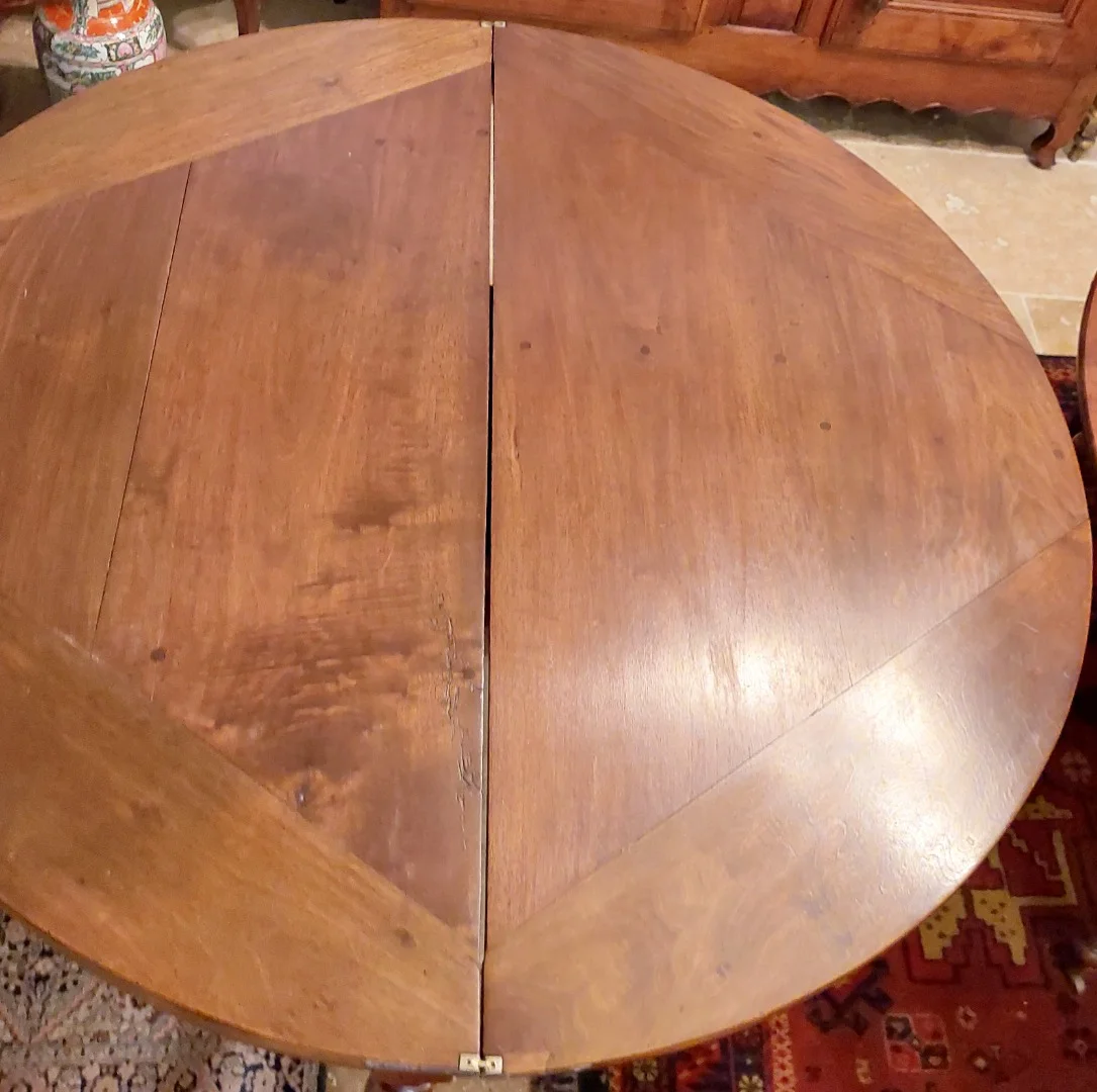 MESA PLEGABLE PERIODO LOUIS PHILIPPE