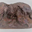 Sculpture, brebis avec son agneau - signé Buci - Bronze (patiné) - Fin du XIXe siècle