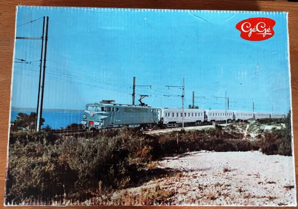 GéGé coffret train électrique L'aquilon HO SNCF vintage