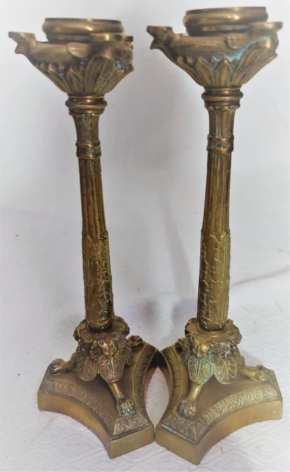 LOUIS XVI STYLE CANDLESTICKS