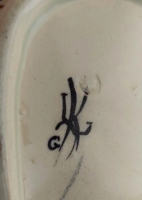 Rare serviteur huilier et vinaigrier KG Lunéville début  20ème