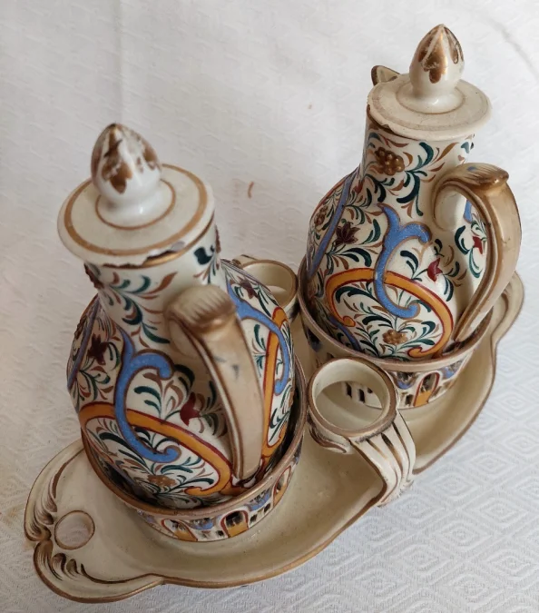 Rare serviteur huilier et vinaigrier KG Lunéville début  20ème