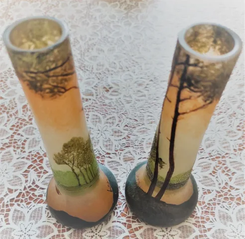 LEGRAS 一对花瓶