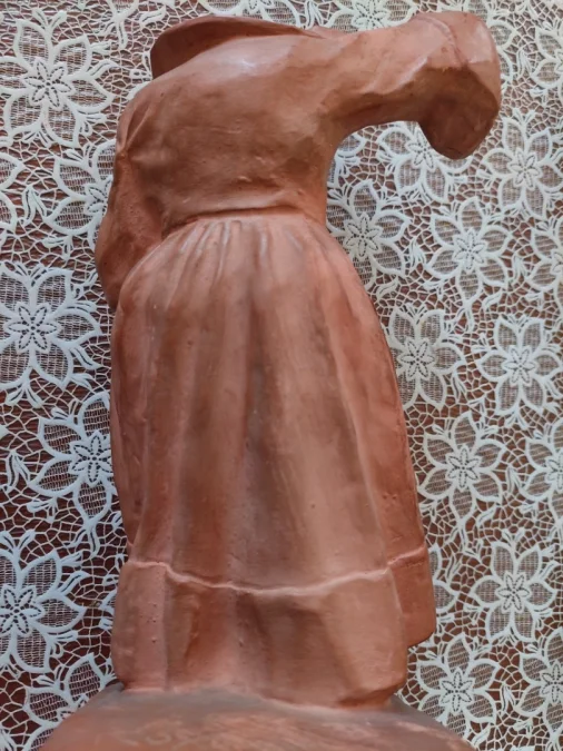 STATUETTE OF A BRETON by Yvon ROY