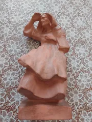 STATUETTE OF A BRETON by Yvon ROY
