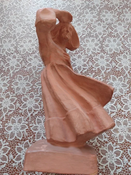 STATUETTE OF A BRETON by Yvon ROY