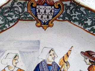 DISH signed  Malicorne Pouplard Beatrix