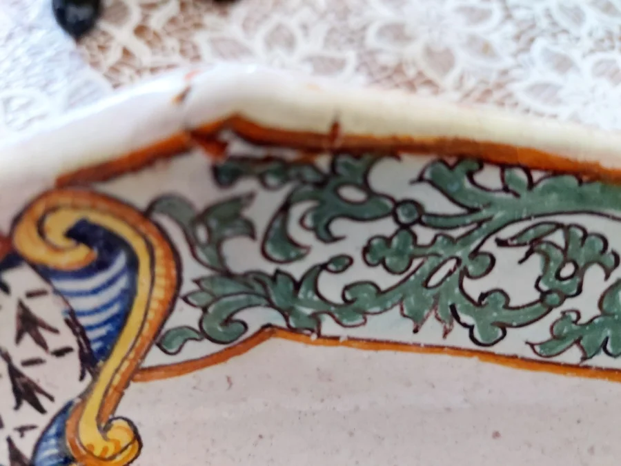 DISH signed  Malicorne Pouplard Beatrix