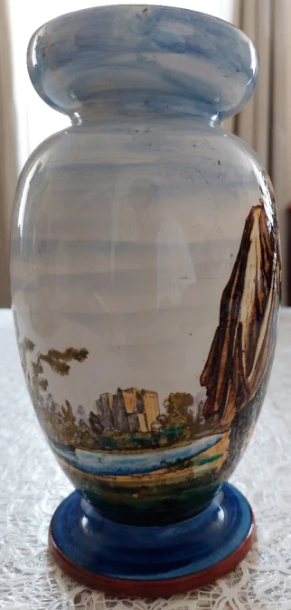GIEN FAIENCE VASE