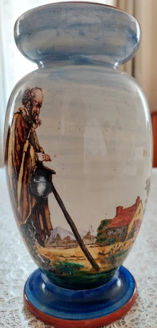 GIEN FAIENCE VASE