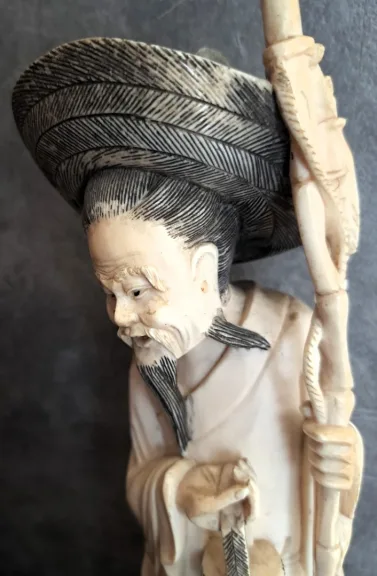 Sculpture Okimono en Ivoire Japon circa 1900