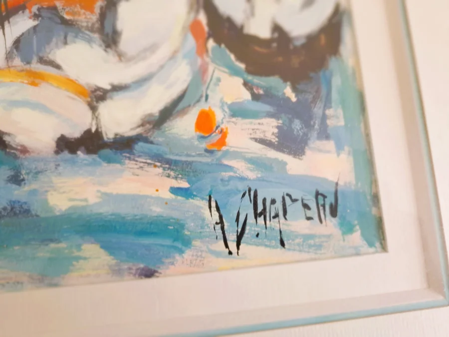 GOUACHE ON PAPER signed by  Henri CHAPEAU