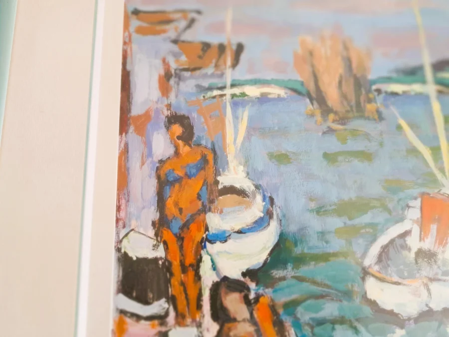 GOUACHE ON PAPER signed by  Henri CHAPEAU