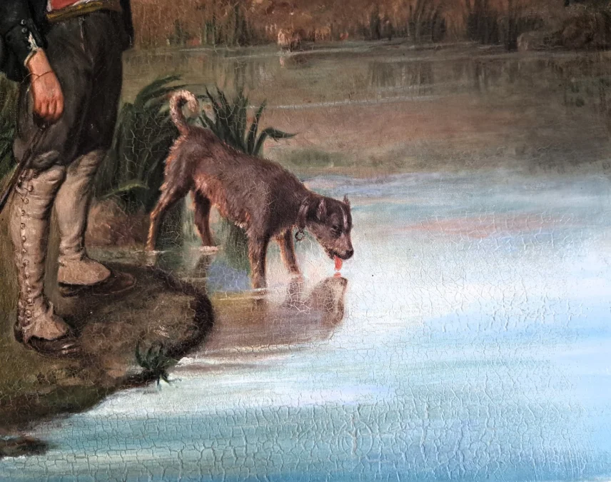 PAINTING signed  Eugenie Vassa... f