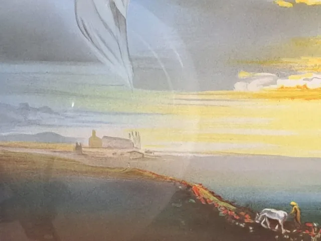 LITOGRAFÍA - Salvador DALI Castillo de Gala à Pubol