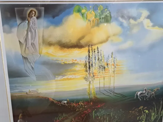 LITOGRAFÍA - Salvador DALI Castillo de Gala à Pubol