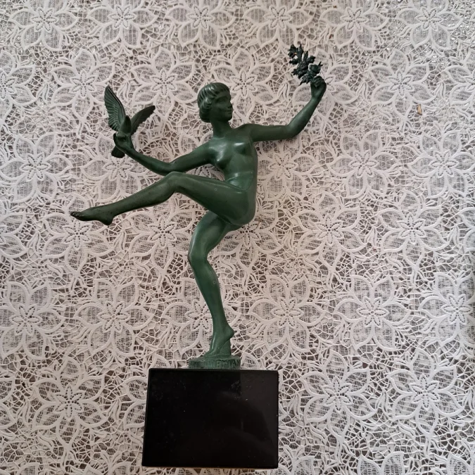 Sculpture d’époque Art Déco signée Marcel-André Bouraine (1886 – 1948) dit Briand