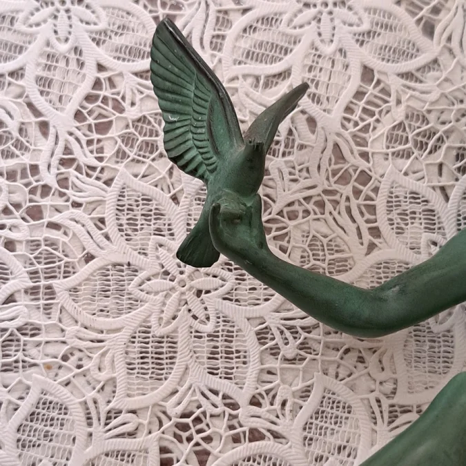 Sculpture d’époque Art Déco signée Marcel-André Bouraine (1886 – 1948) dit Briand