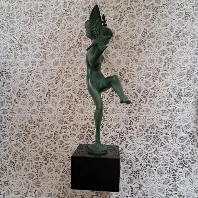 Sculpture d’époque Art Déco signée Marcel-André Bouraine (1886 – 1948) dit Briand