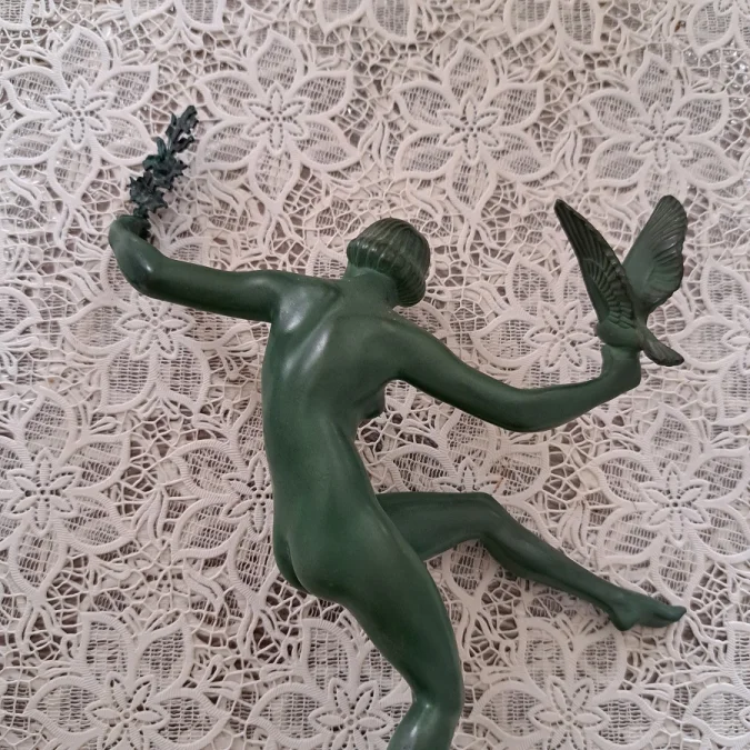 Sculpture d’époque Art Déco signée Marcel-André Bouraine (1886 – 1948) dit Briand