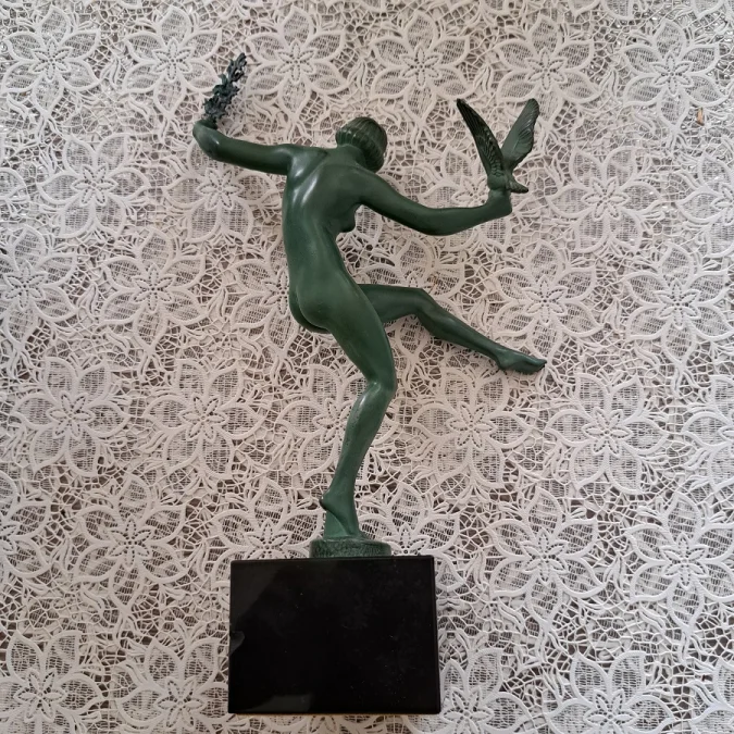 Sculpture d’époque Art Déco signée Marcel-André Bouraine (1886 – 1948) dit Briand
