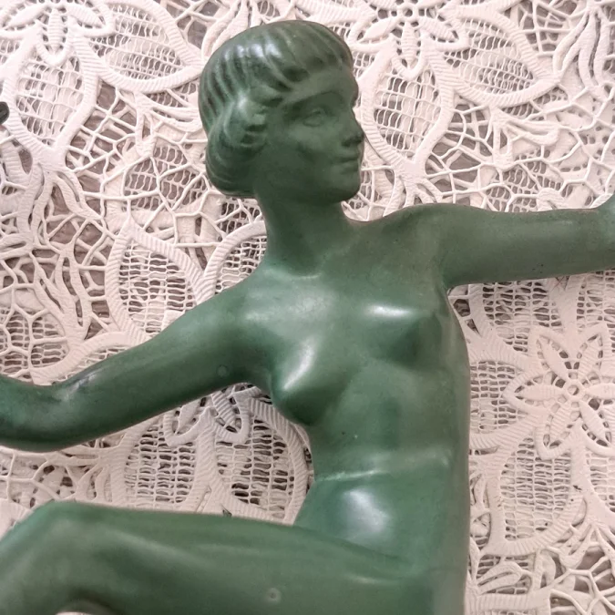Sculpture d’époque Art Déco signée Marcel-André Bouraine (1886 – 1948) dit Briand