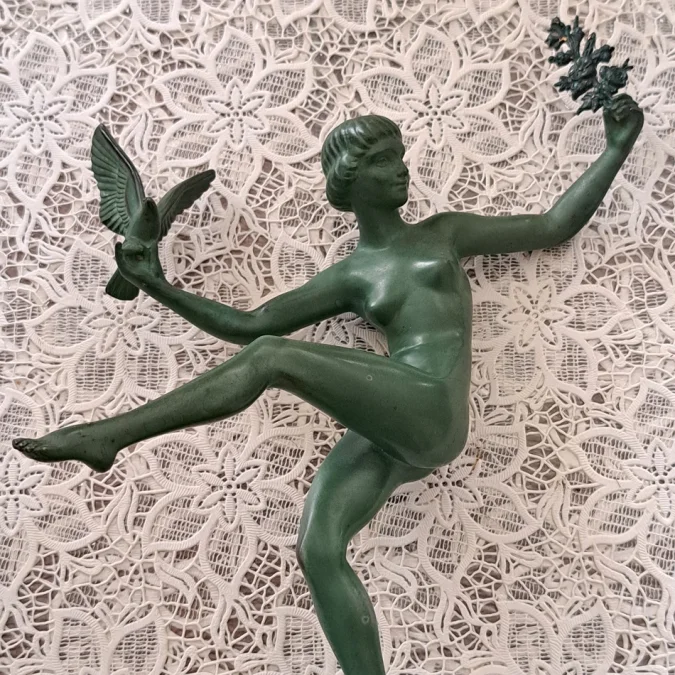 Sculpture d’époque Art Déco signée Marcel-André Bouraine (1886 – 1948) dit Briand
