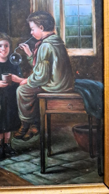 OIL ON PANEL