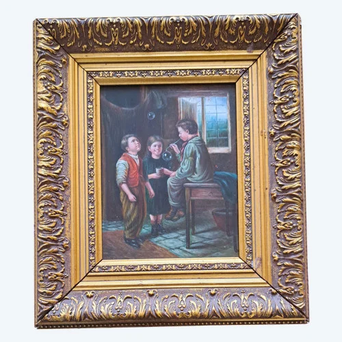 OIL ON PANEL