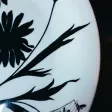 Assiette décorée par Jeannine Hétreau décor Marguerite  pour Primavera vers 1950