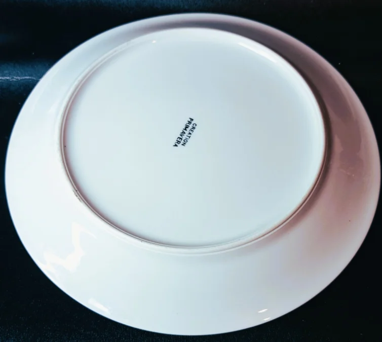 PLATE decorated by Jeannine METREAU for PRIMAVERA