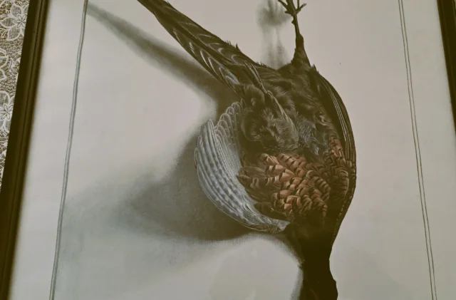 Gravure de Chasse le Faisan d'après Edouard Traviés