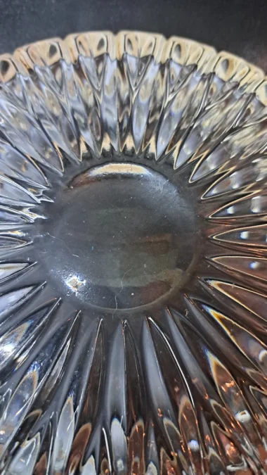 PAIR OF CRYSTAL AND SILVER PLATE BOWLS