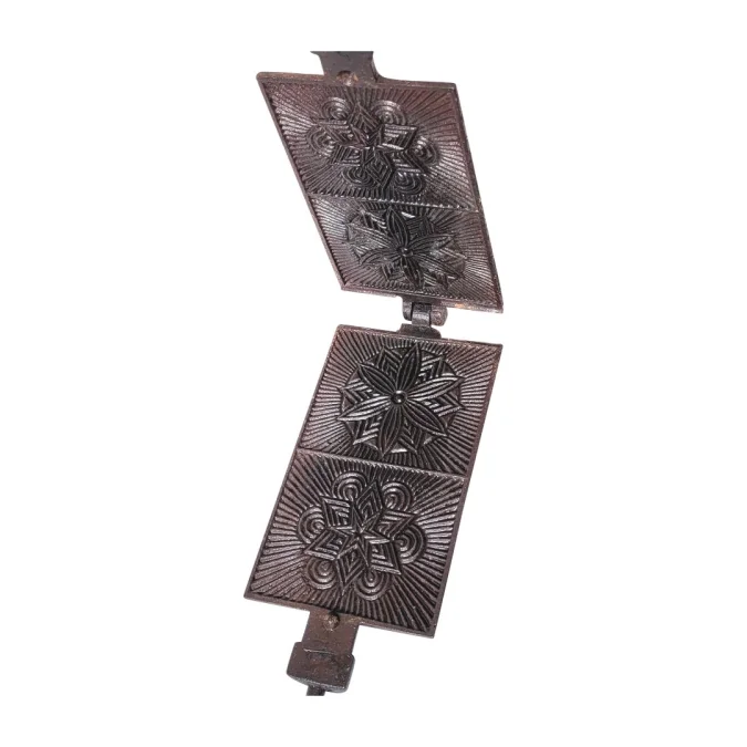 Gaufrier en fonte de fer début 20ème