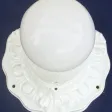 Lampe plafonnier ou applique murale base en porcelaine et opaline début XXème