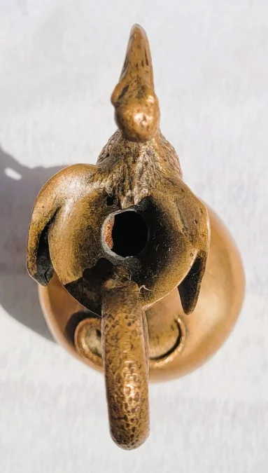 Vase à l'ibis et au serpent d'après Christophe Fratin fin 19ème