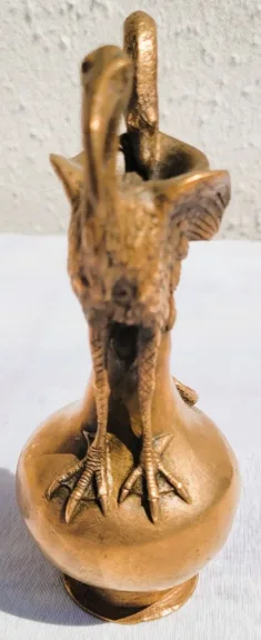 Vase à l'ibis et au serpent d'après Christophe Fratin fin 19ème