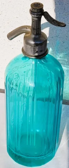 Bouteille Siphon eau de Seltz Ancien Brasserie Saint EloiTours