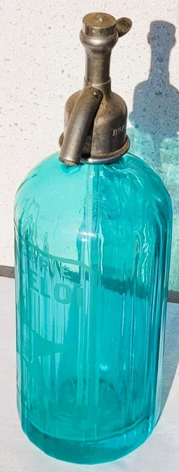 Bouteille Siphon eau de Seltz Ancien Brasserie Saint EloiTours