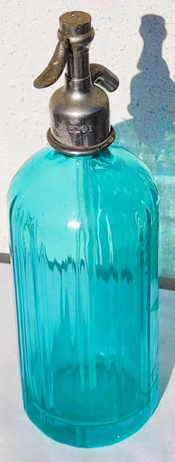 Bouteille Siphon eau de Seltz Ancien Brasserie Saint EloiTours