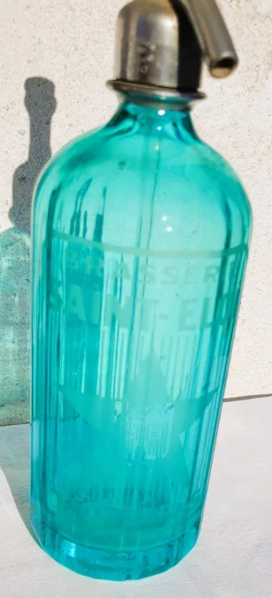 Bouteille Siphon eau de Seltz Ancien Brasserie Saint EloiTours