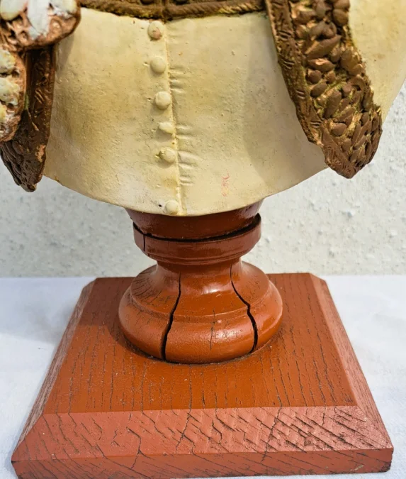 Sculpture Terre Cuite Par Adolphe Maubach Buste De Femme 19ème