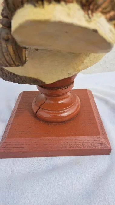 Sculpture Terre Cuite Par Adolphe Maubach Buste De Femme 19ème
