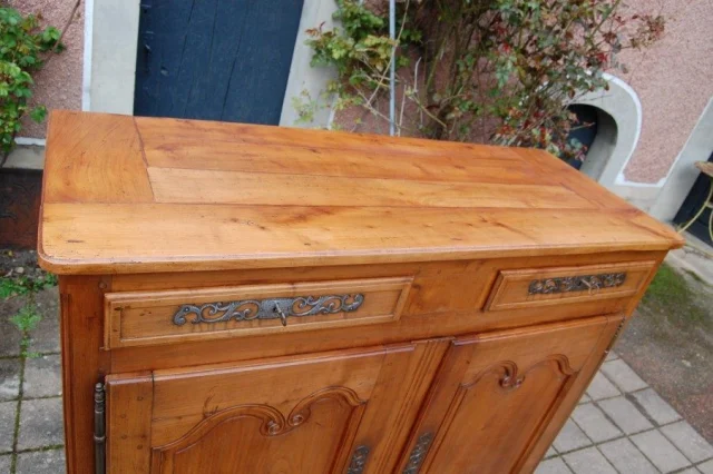 Louis XV-buffet in kersenhout, 19e eeuw — Uitstekende staat