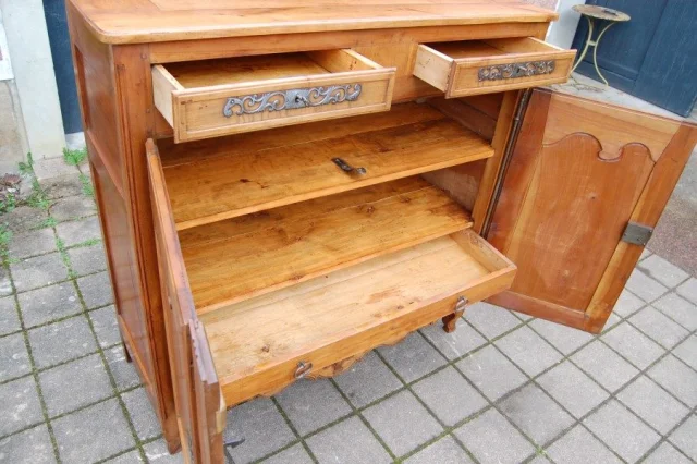 Louis XV-buffet in kersenhout, 19e eeuw — Uitstekende staat